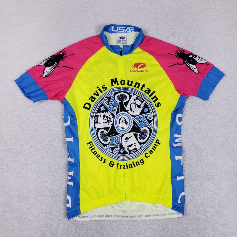 Voler Davis Mountains Fitness Training Camp Cycling Jersey Women S Pink Yellow